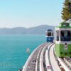 Tàu lửa ven biển Haeundae - Busan - Hàn Quốc