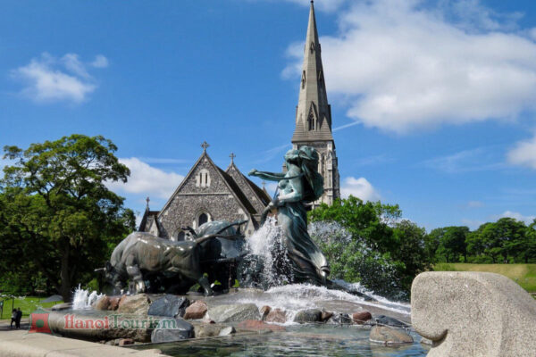 Đài phun nước Gefion Fountain – Copenhagen- Đan Mạch