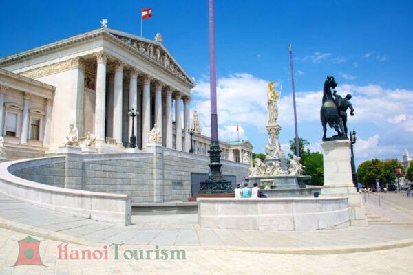 Tòa nhà Quốc hội Austrian Parliament Building - Innere Stadt - séc